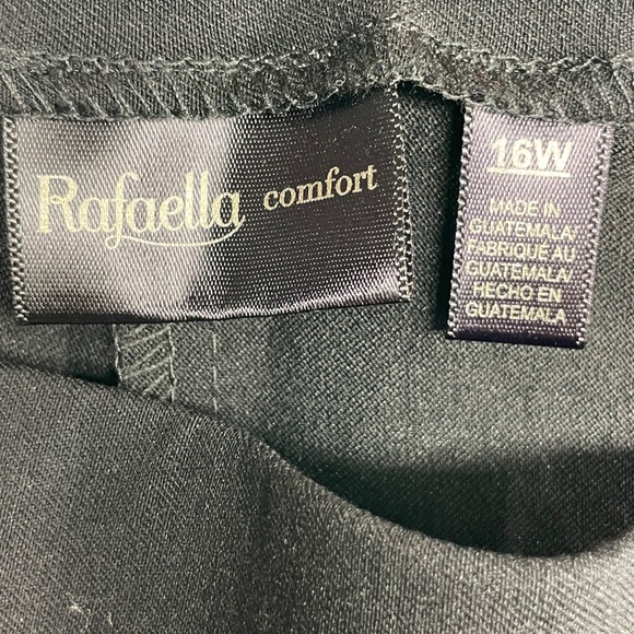 NWT Black 16W Rafaella Comfort slim leg Women’s Pants - Picture 8 of 15